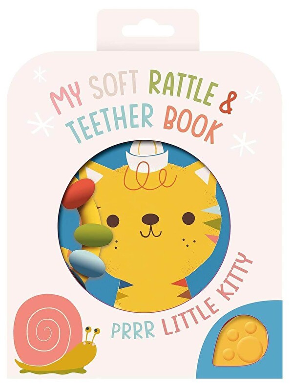 Yoyo Books My Soft Rattle and Teether: Purr!