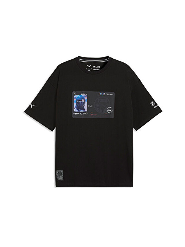 Puma Bmw Mms Lifestyle Tee Erkek Günlük Tişört 63542601 Siyah
