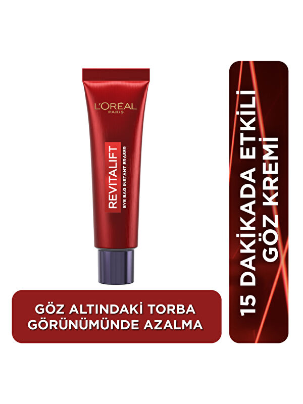 L'Oreal Paris Revitalift Lazer Eyebag Instant Eraser Göz Altı Torba Görünümüne Karşı Etkili Göz Kremi 15ml