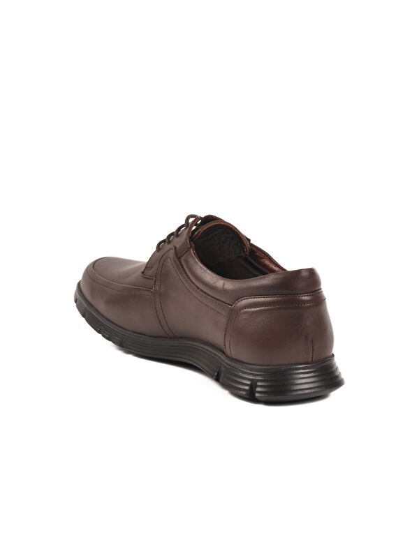 Kahve Hakiki Deri Erkek Casual Ayakkabı 667 M - Görsel 5