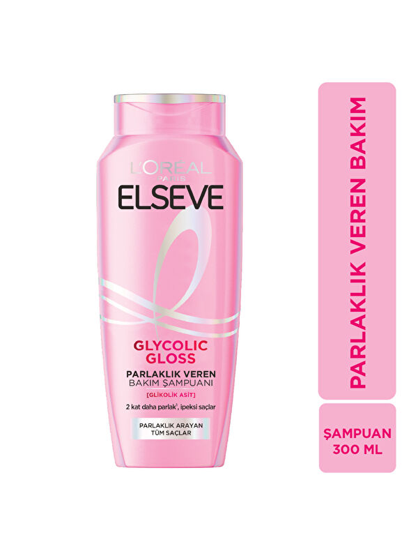 L'Oreal Paris Elseve Glycolic Gloss Parlaklık Veren Bakım Şampuanı 300ml