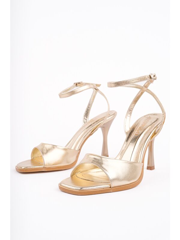 CHARLOT Bilekten Bağlamalı Kadın İnce Topuklu Ayakkabı - Görsel 3