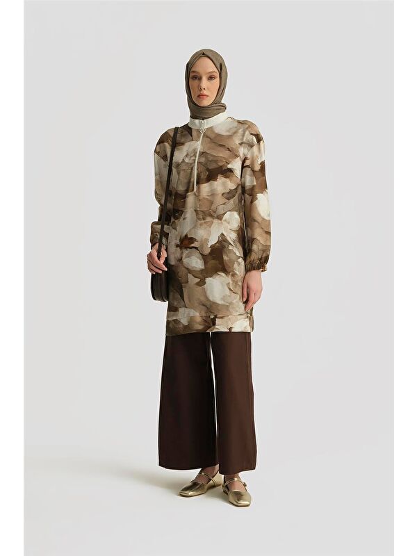 ARMİNE Trend Tunik 25Yt438 Kahverengi