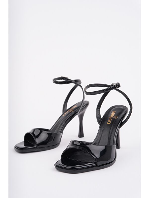 CHARLOT Bilekten Bağlamalı Kadın İnce Topuklu Ayakkabı - Görsel 3