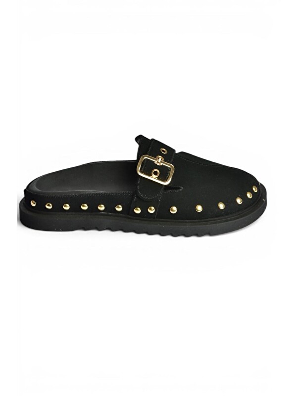 Fox Shoes Siyah Kadın Terlik Y918143802