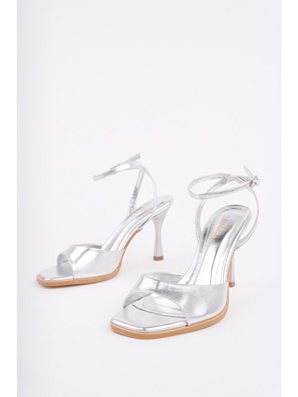 CHARLOT Bilekten Bağlamalı Kadın İnce Topuklu Ayakkabı - Görsel 3