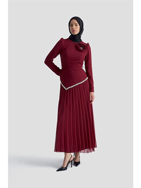 ARMİNE Abiye 25Yd9187 Bordo