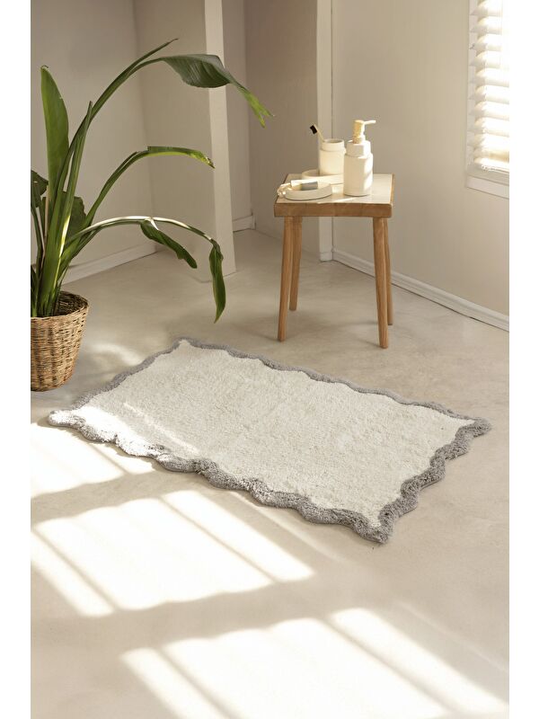 İrya Scallop Banyo Paspası 60x100 Gri