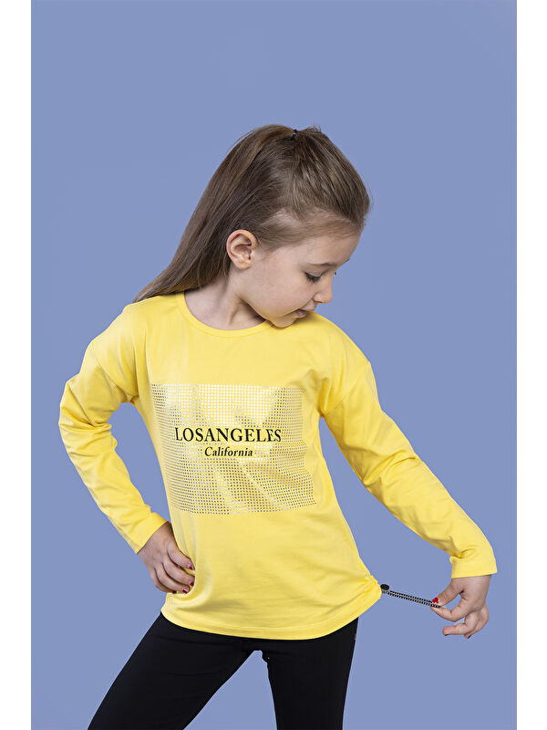 Toontoykids Kız Çocuk Baskılı Tişört