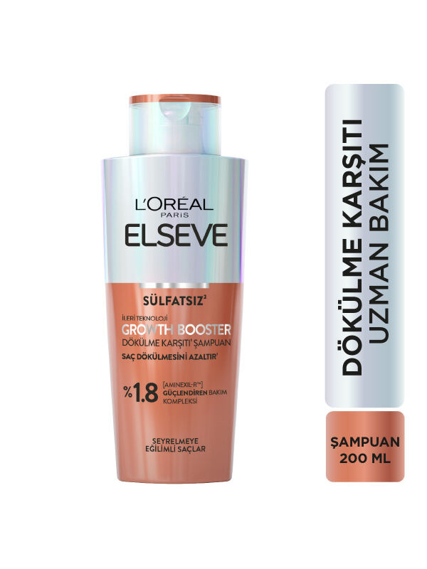 L'Oreal Paris Elseve Growth Booster Dökülme Karşıtı Şampuan 200ml