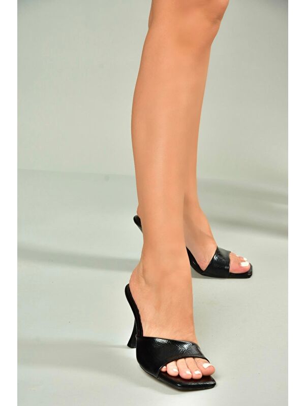 Siyah Kadın Topuklu Ayakkabı U590149607 - Görsel 3