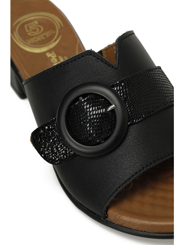 105499.Z5FX Siyah Kadın Terlik - Görsel 8