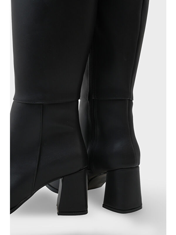 Betti Kadın Siyah Sivri Burun Çizme - Görsel 6