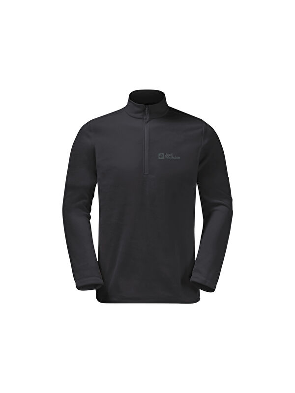 Jack Wolfskin Uzun Kollu Dik Yaka Düz Basic Erkek Sweatshirt