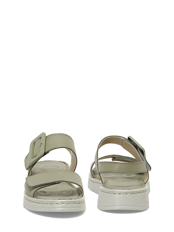 166245.Z5FX Yeşil Kadın Comfort Sandalet - Görsel 6