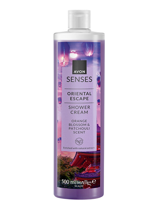 AVON Senses Oriental Escape Portakal Çiçeği ve Paçuli Kokulu Duş Jeli 500ML