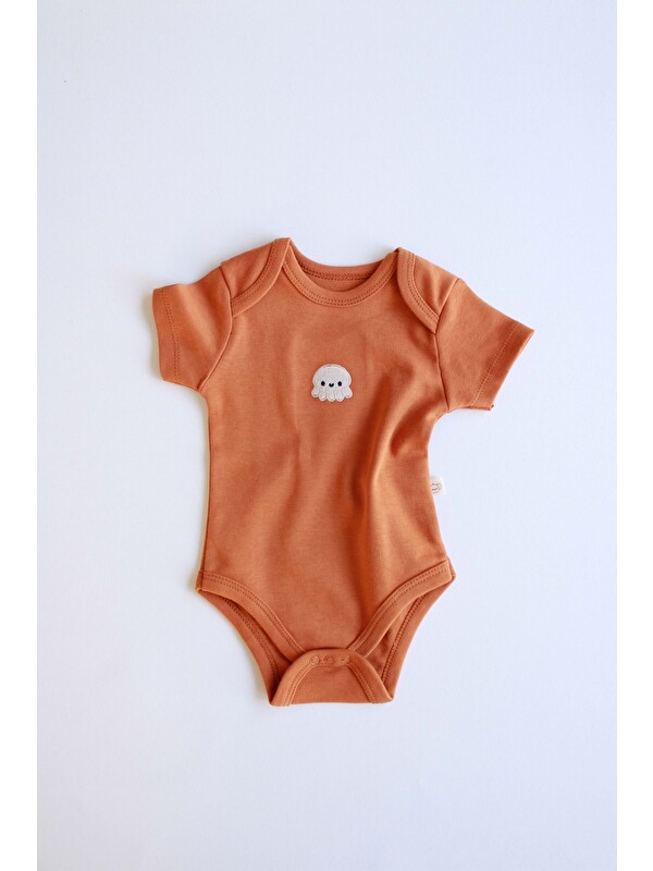 Oh La La Koala For Little Ones Ahtapot Nakışlı Kısa Kollu Body