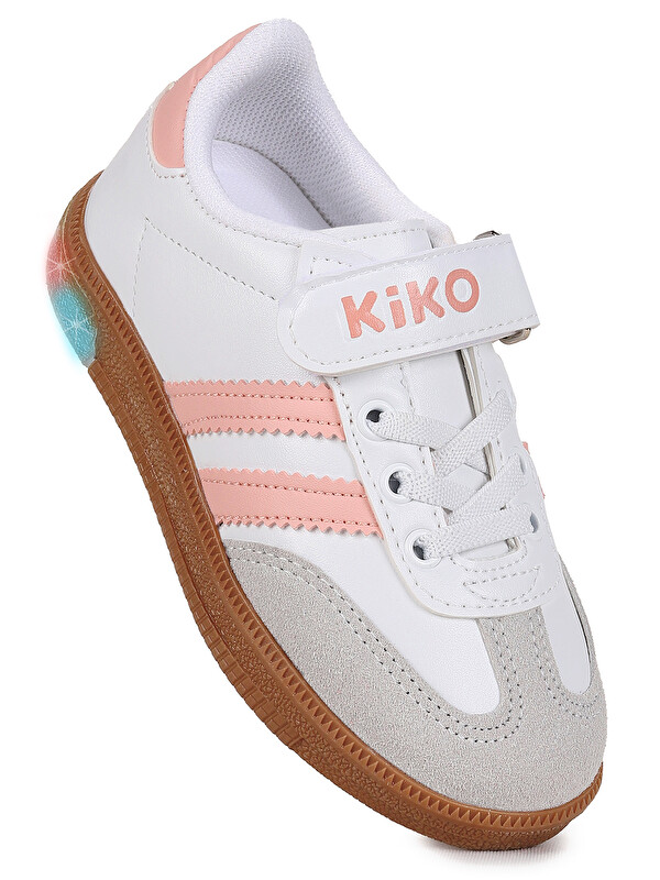 Kiko Kids Renis Günlük Cırtlı Işıklı Kız Çocuk Spor Ayakkabı