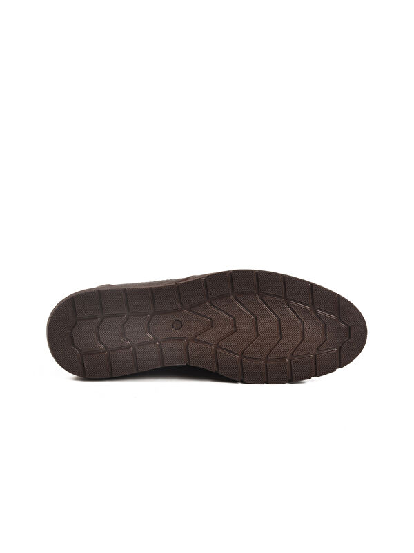 Kahve Hakiki Deri Erkek Casual Ayakkabı 014 M - Görsel 6