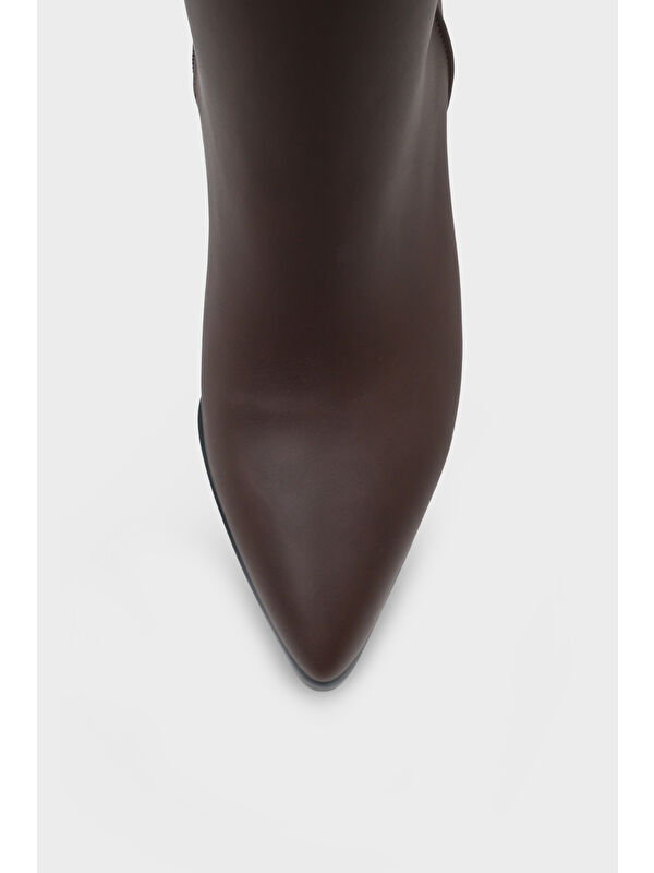 Betti Kadın Koyu Kahverengi Çizme - Görsel 4