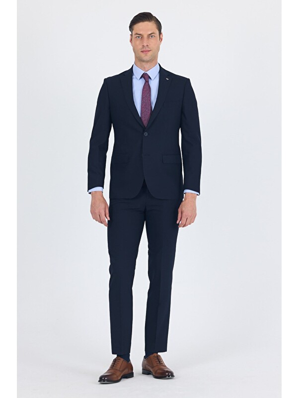 İMZA Mono Yaka Gabardin Astarlı Esnek 6 Drop Comfort Fit Basic Takım Elbise 1001255010