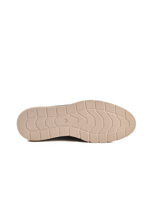 Siyah Hakiki Deri Erkek Casual Ayakkabı 014 M - Görsel 6