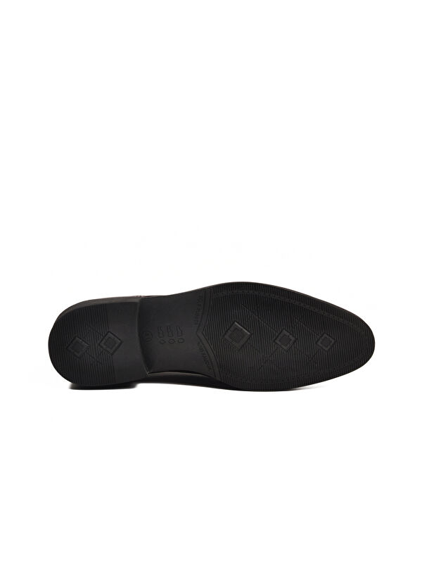 Kahve Hakiki Deri Kaymaz Taban Erkek Klasik Ayakkabı 395 M - Görsel 6