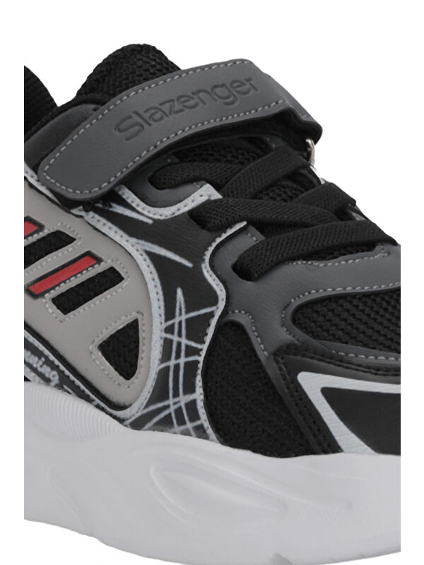 KELSY Unisex Çocuk Siyah / Kırmızı Günlük Spor Ayakkabısı - Görsel 5