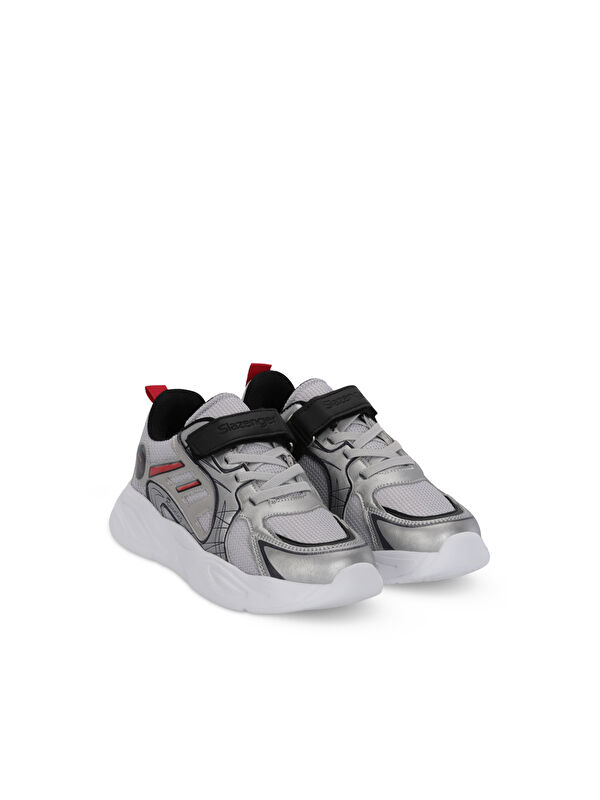 KELSY Erkek Çocuk Gri / Kırmızı Günlük Spor Ayakkabısı - Görsel 3