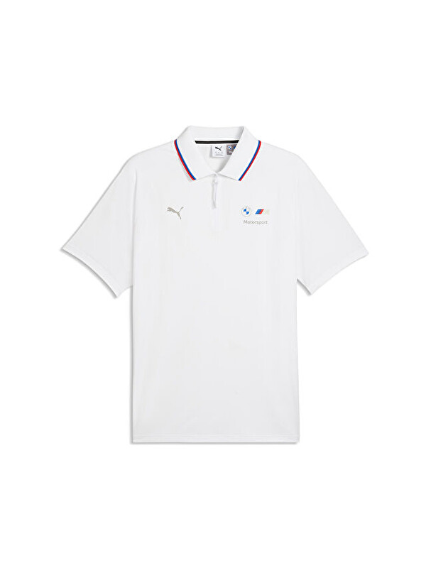 Puma Bmw Mms Sprtswr Cldspn Polo Erkek Günlük Polo Tişört 63488402 Beyaz