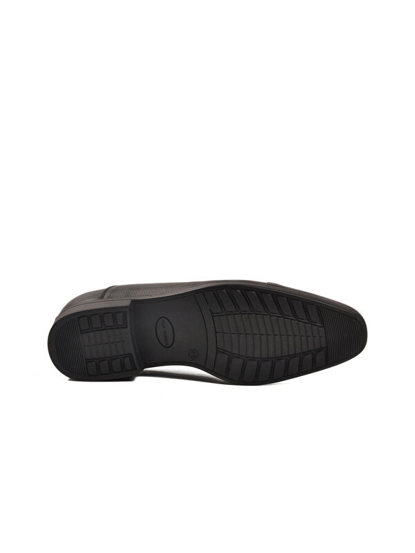 Siyah Hakiki Deri Kaymaz Taban Erkek Klasik Ayakkabı 976 M - Görsel 6