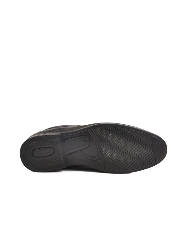 Siyah Hakiki Deri Jel Taban Anatomik Erkek Casual Ayakkabı Gmz 533 M - Görsel 6