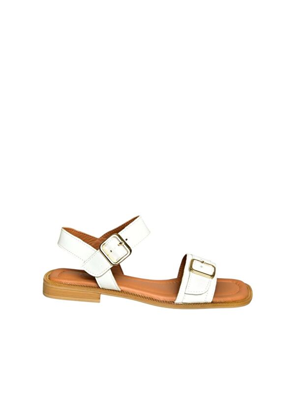 Beyaz Kadın Sandalet U944834003 - Görsel 7
