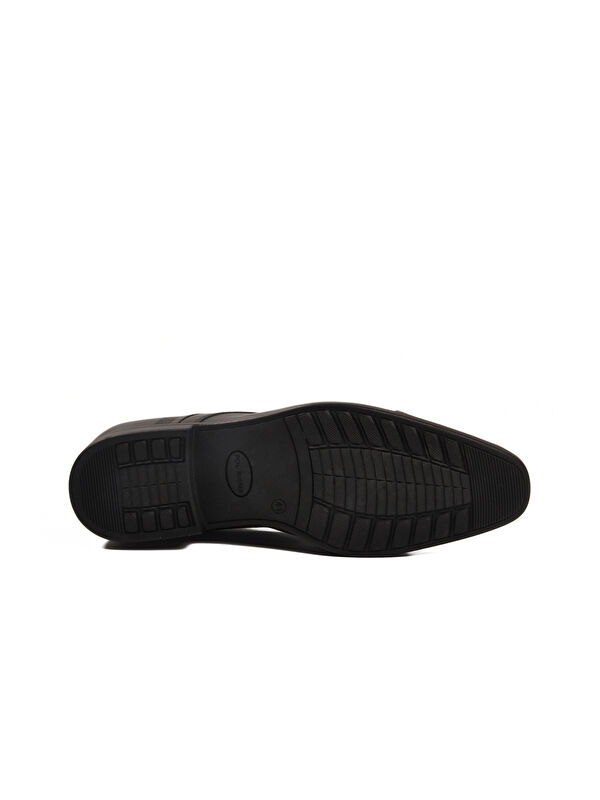 Siyah Hakiki Deri Kaymaz Taban Erkek Klasik Ayakkabı 975 M - Görsel 6