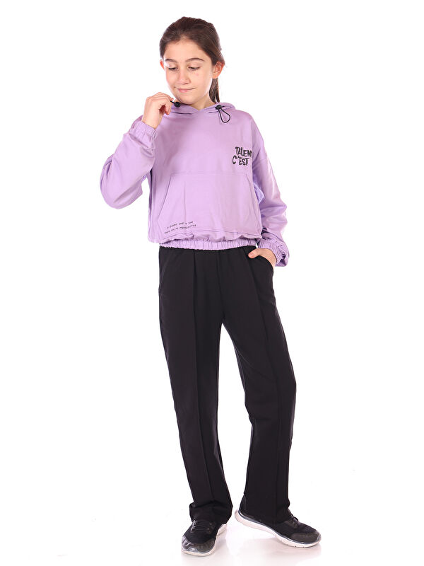 Toontoykids Kız Çocuk Talent Cest Baskılı Eşofman Takım