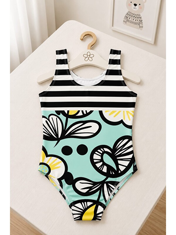 My Kids Wear Kız Çocuk Tatil Yıldızı Mayo 12817