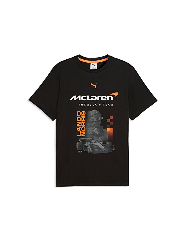 Puma Mclaren Racıng Drıver Tee Norrıs Erkek Günlük Tişört 63745101 Siyah