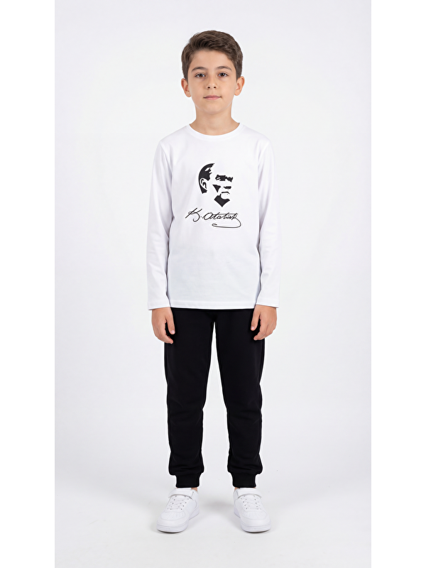 Mışıl Kids Atatürk Baskılı Erkek Çocuk T-shirt