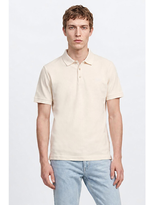 Lee %100 Pamuk Regular Fit Normal Kesim Polo Yaka Tişört