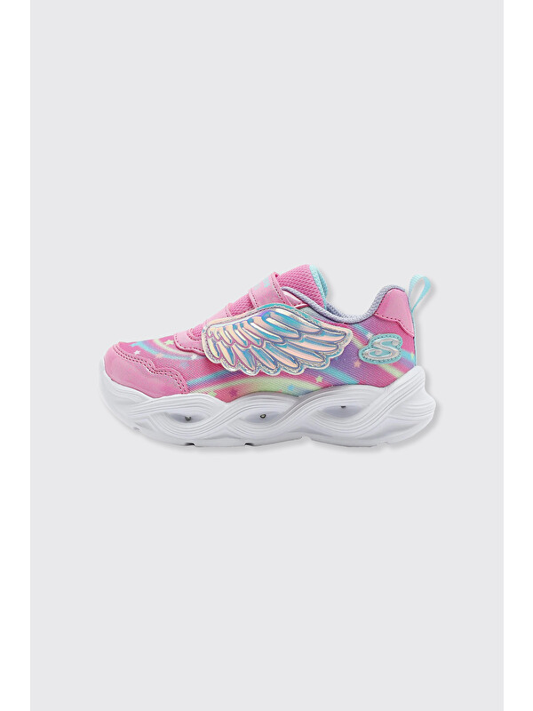 Skechers Twısty Glow Kız Bebek Pembe Ayakkabı