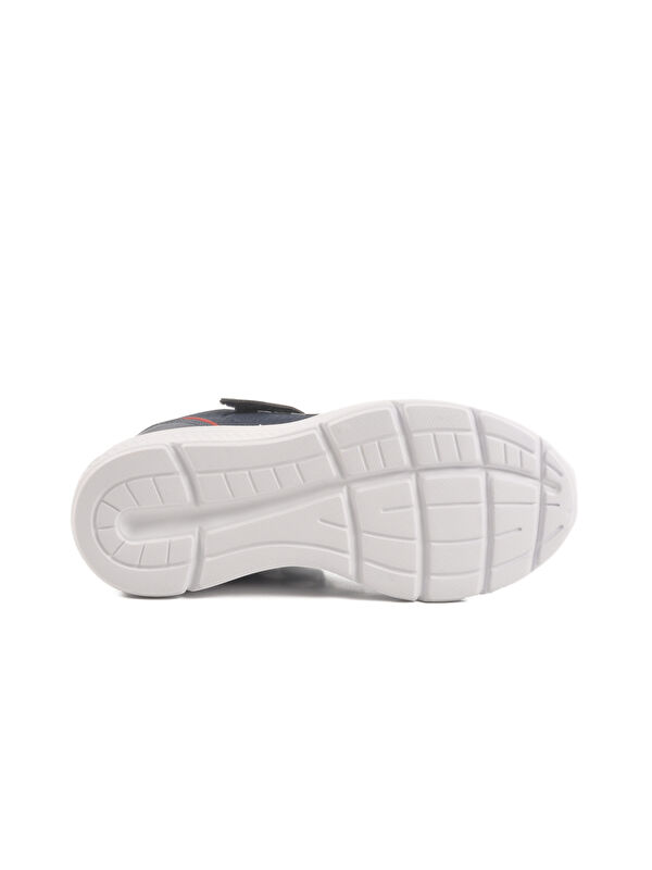 Lacivert Cırtlı Fileli Hafif Unisex Çocuk Spor Ayakkabı Fav 100 F - Görsel 6