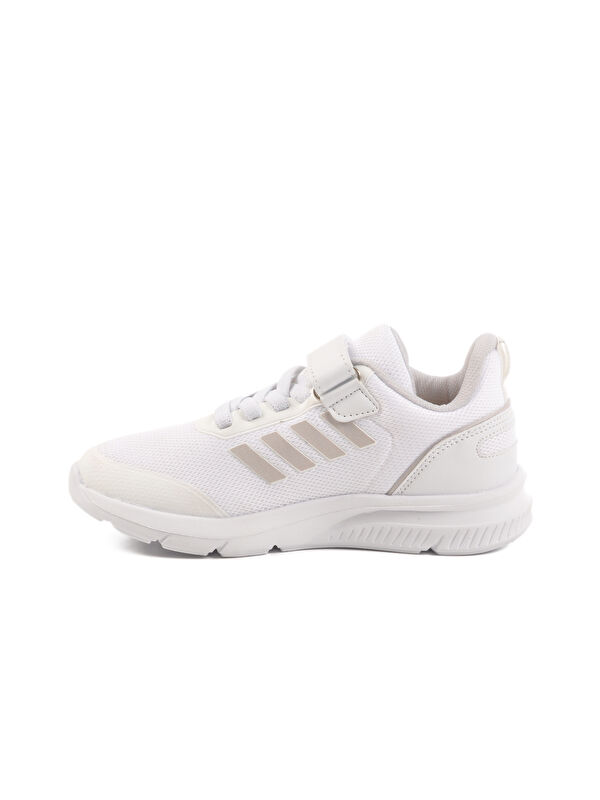 Beyaz Cırtlı Fileli Hafif Unisex Çocuk Spor Ayakkabı Fav 100 F - Görsel 3