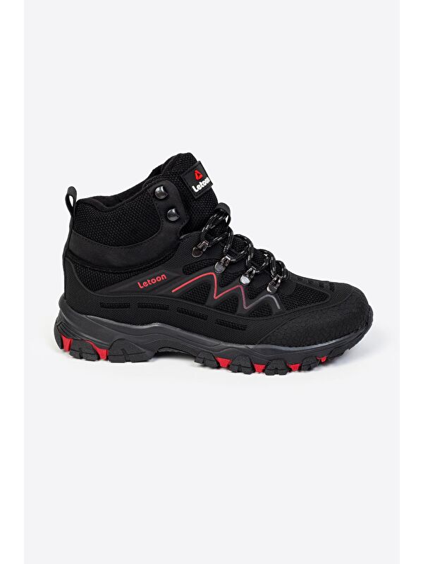 Yuvarlak Burunlu Bağcıklı Erkek Trekking Bot - Görsel 3