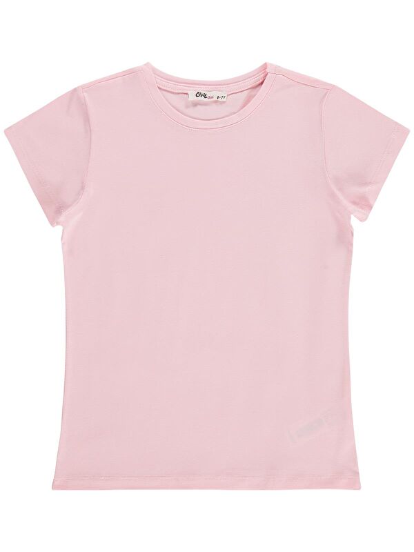 Civil Girls Basic 6-9 Yaş Tişört - Pembe