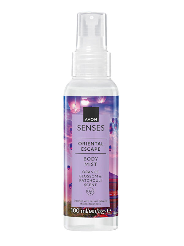 AVON Senses Oriental Escape Portakal Çiçeği ve Paçuli Kokulu Vücut Spreyi 100ML