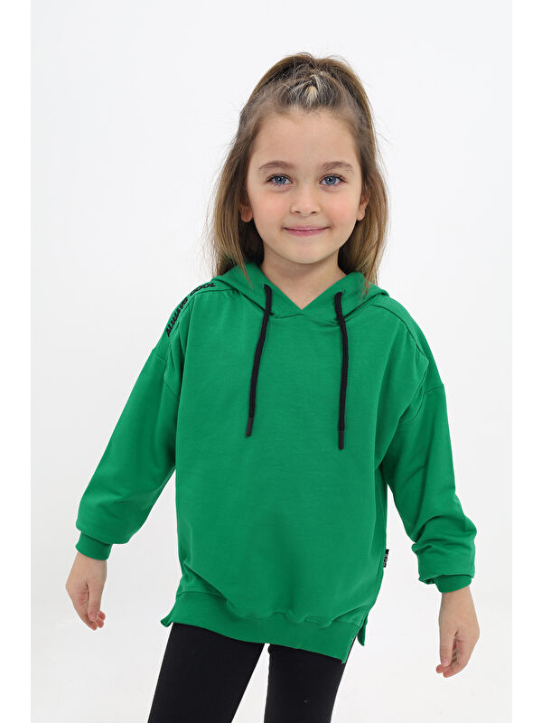 Toontoykids Kız Çocuk Nakışlı Sweatshirt