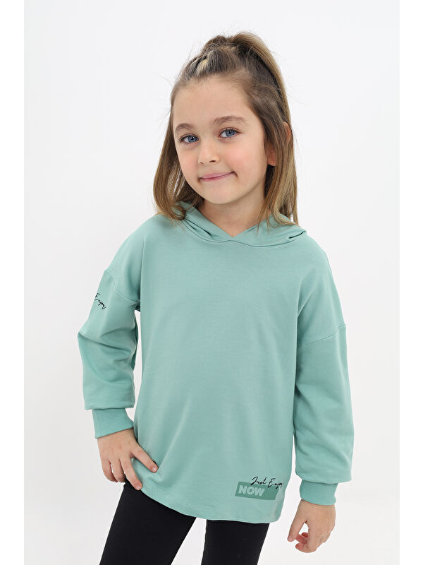 Toontoykids Kız Çocuk Baskılı Sweatshirt