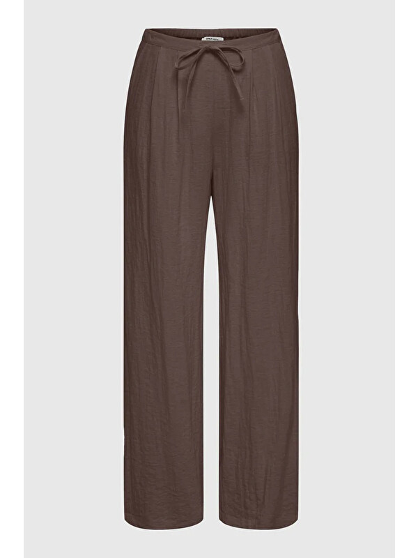 Only Onlmadeli Regular Fit Yüksek Bel Bağlamalı Pantolon 15371523