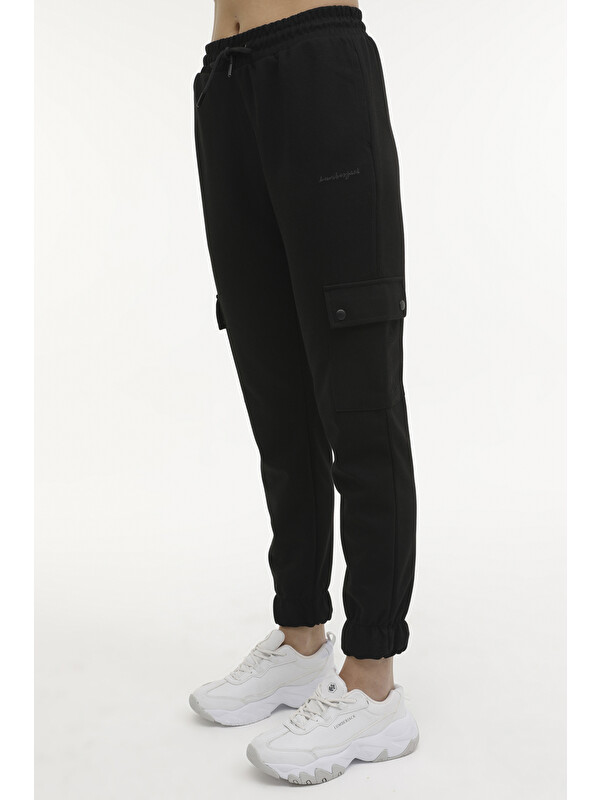 Lumberjack WL GINNY 22SS135 4FX Siyah Kadın Eşofman Altı