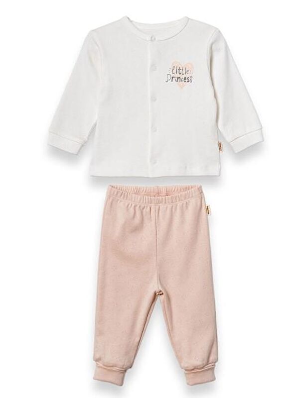 BabyCosy Organic  Bebek Alt Üst Takım %100 Organik Pamuk , Bebek - Yenidoğan-CSYR4547